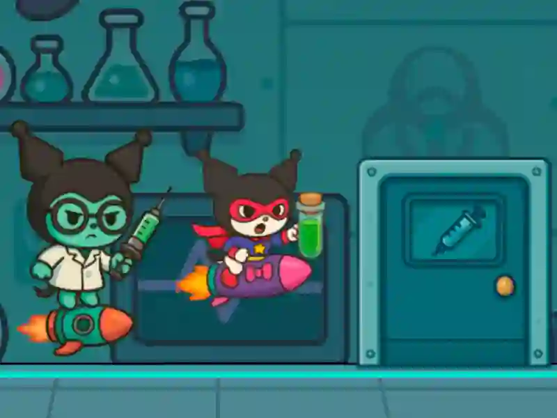 Cluiche Cluiche Líne Kitty Kuro Escape Lab ar líne