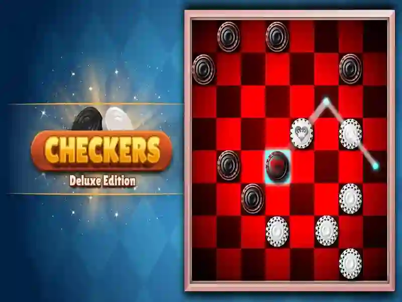 Cluiche Checkers Deluxe Edition ar líne