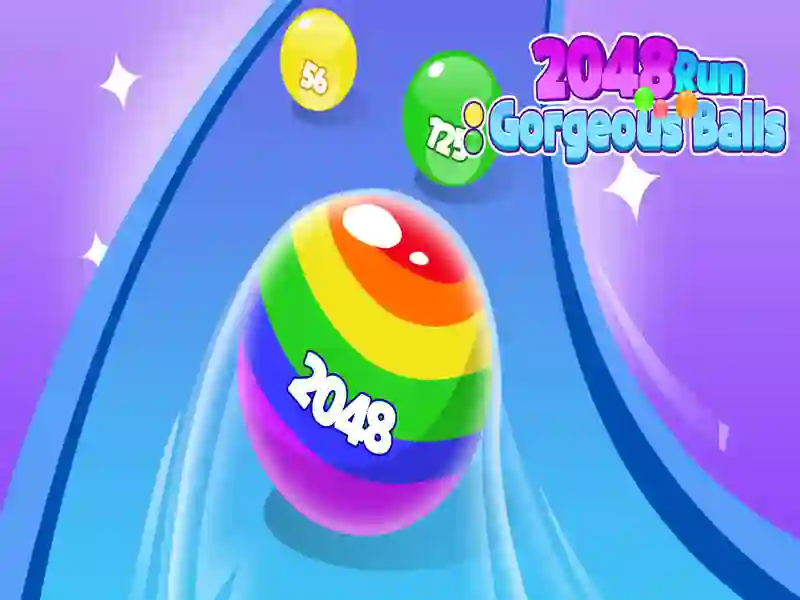 Cluiche 2048 Rith liathróidí taibhseach ar líne