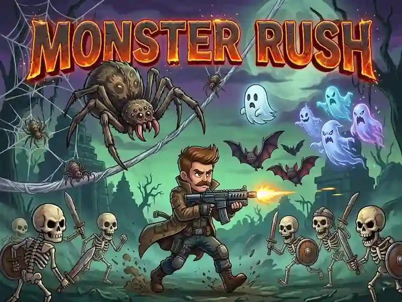 Cluiche Monster Man Rush ar líne