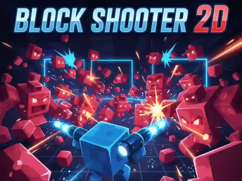 Cluiche Cluiche Bloc Shooter 2D ar líne