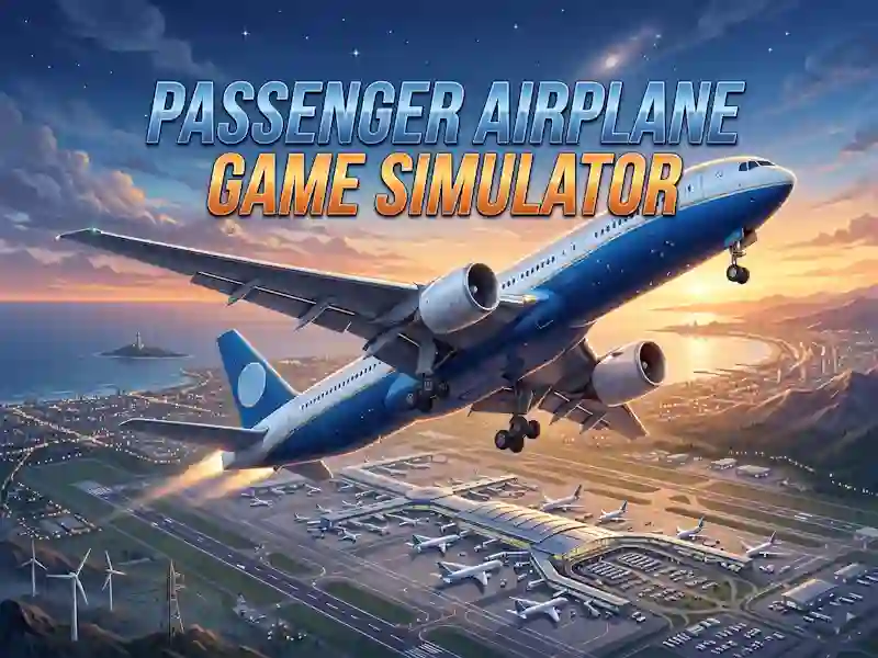 Cluiche Passenger Airplane Game Simulator ar líne
