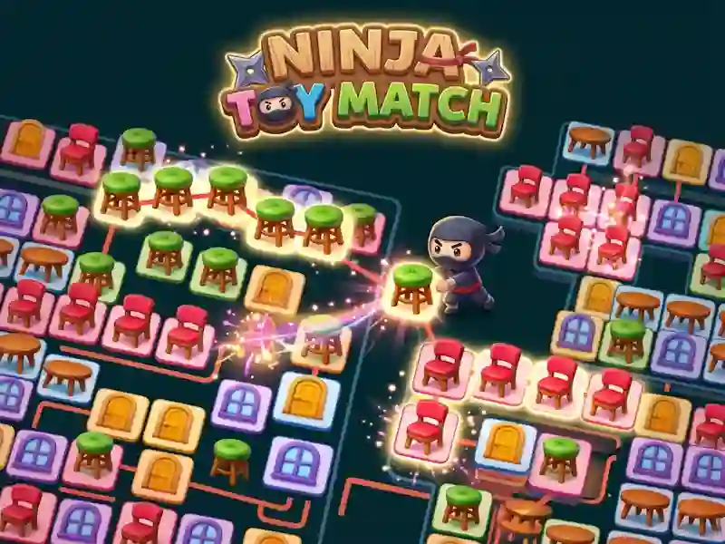 Cluiche Ninja Toy Match ar líne
