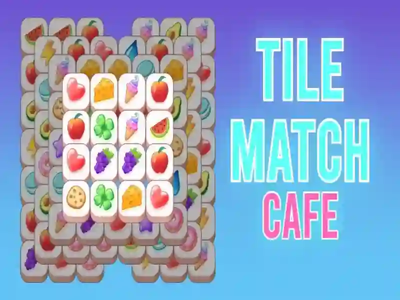 Cluiche Cafe Match Tile Match ar líne