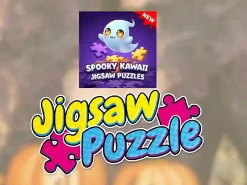 Cluiche Puzzles Jigsaw Spooky Kawaii ar líne