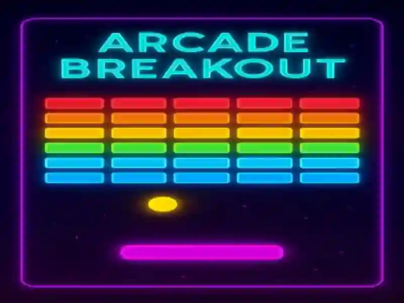 Cluiche Arcade Breakout ar líne