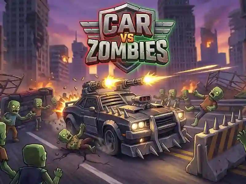 Cluiche Car VS Zombies ar líne