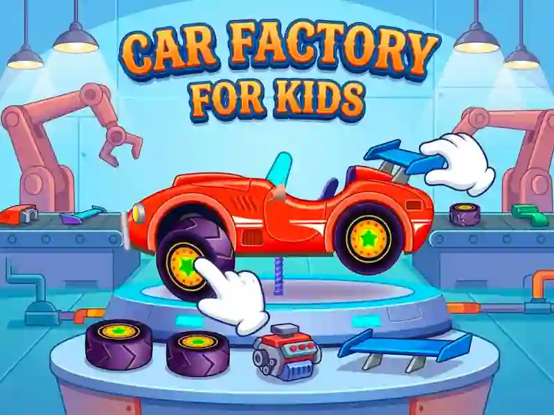Cluiche Car Factory For Kids ar líne