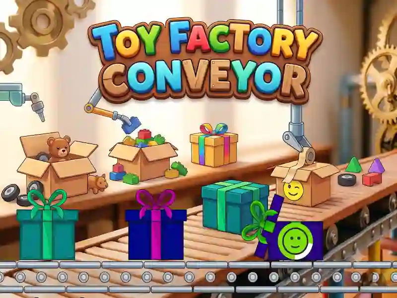 Cluiche Toy Factory Conveyor ar líne