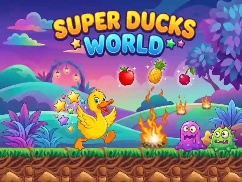 Cluiche Super Ducks World ar líne