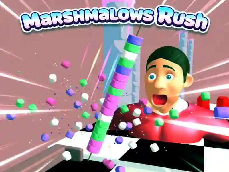 Cluiche Rush Marshmallow ar líne