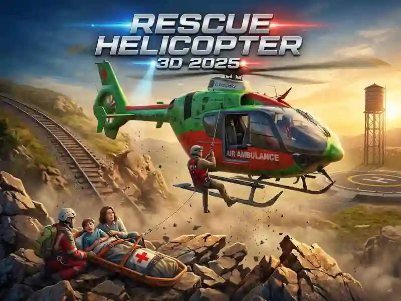 Cluiche Rescue Helicopter 3d 2025 ar líne