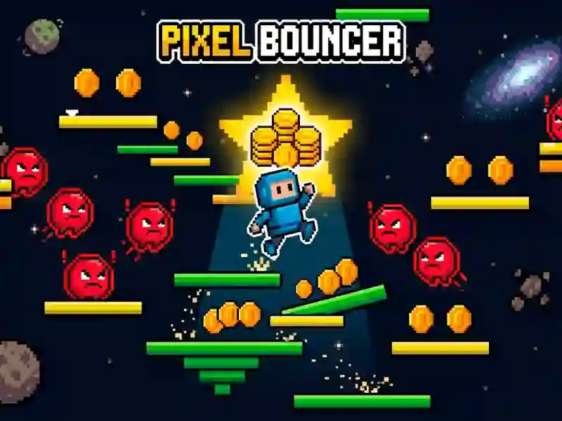 Cluiche Pixel Bouncer ar líne