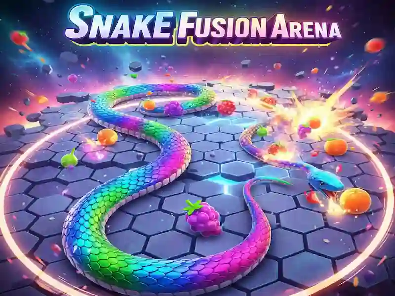 Cluiche Cluiche ar líne Snake Fusion Arena ar líne
