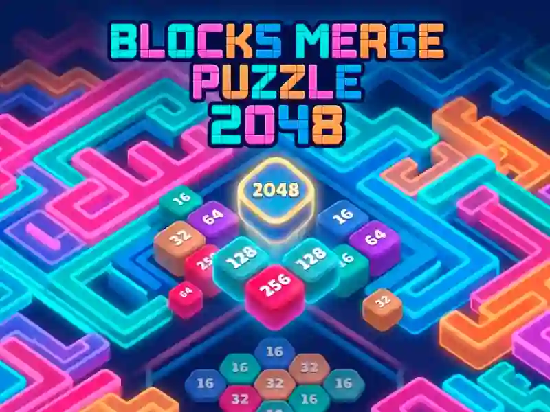Cluiche Blocks Merge Puzzle 2048 ar líne