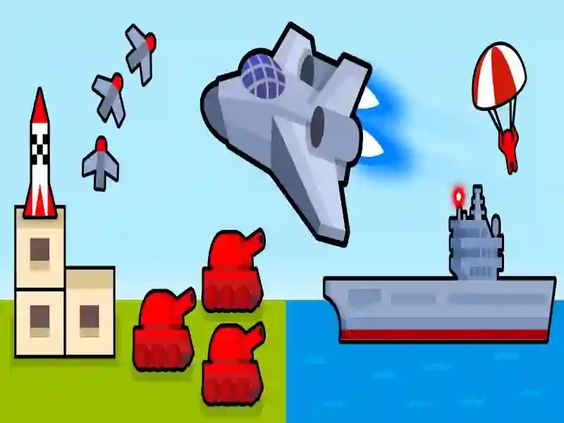Cluiche Plána Bomber: Stailc Aeir 2d ar líne