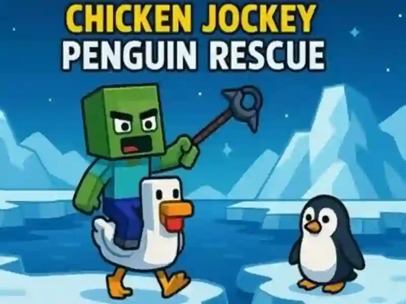 Cluiche Jockey Sicín: Tarrtháil Penguin ar líne