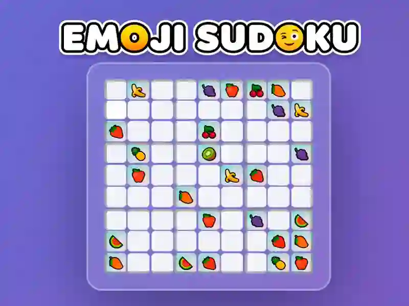 Cluiche Cluiche Sudoku Emoji ar líne