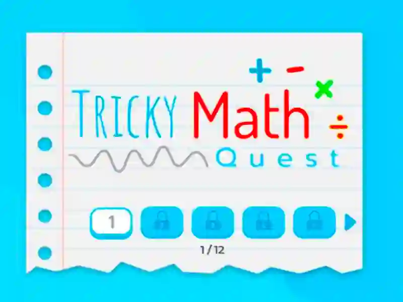 Cluiche Tricky Math Quest ar líne