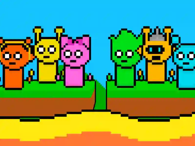 Cluiche Sprunki Lava Escape 2player ar lĂne Cluiche Sprunki Lava Escape 2player ar lĂne