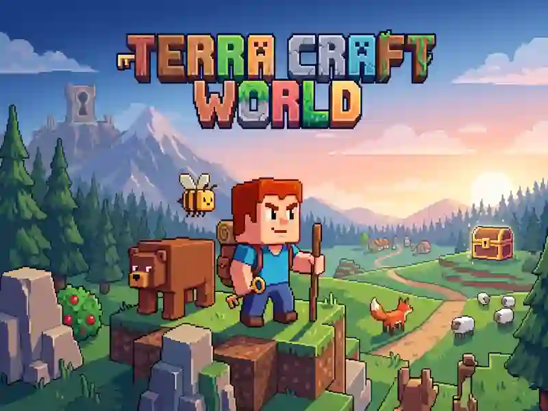 Cluiche Terra Craft World ar líne