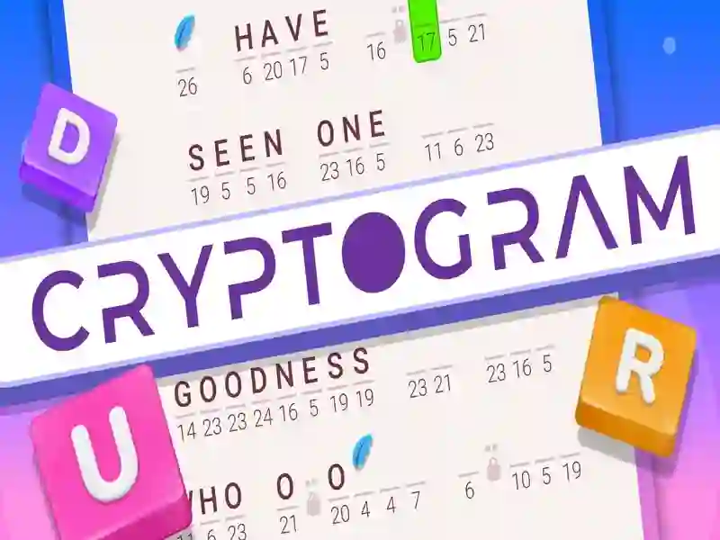 Cluiche Cryptogram: Freagra Brain Word ar líne