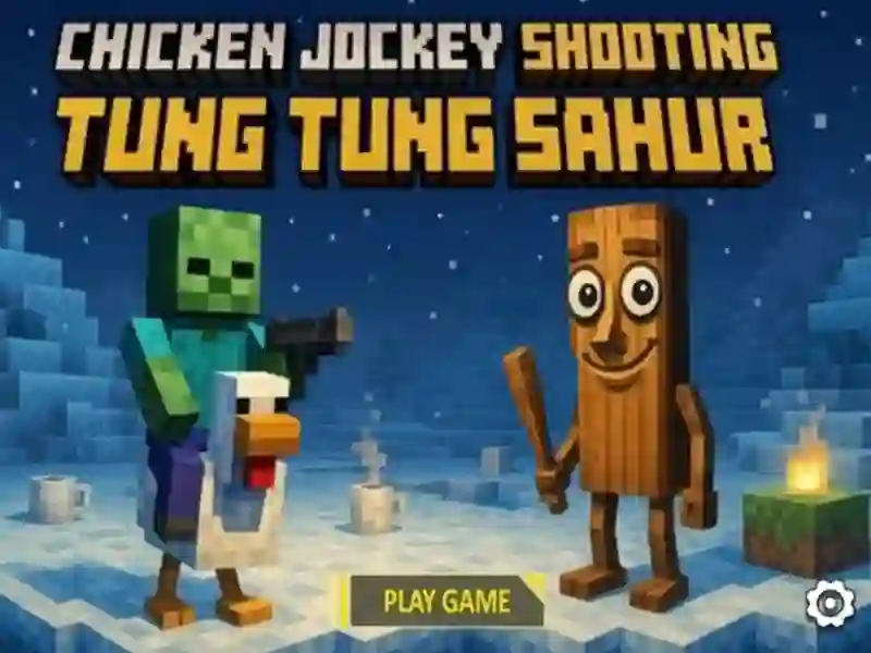 Cluiche Sicín Jockey Lámhach Tung Tung Sahur ar líne Cluiche Sicín Jockey Lámhach Tung Tung Sahur ar líne