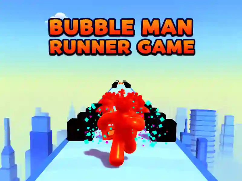 Cluiche Cluiche Bubble Man Runner ar líne