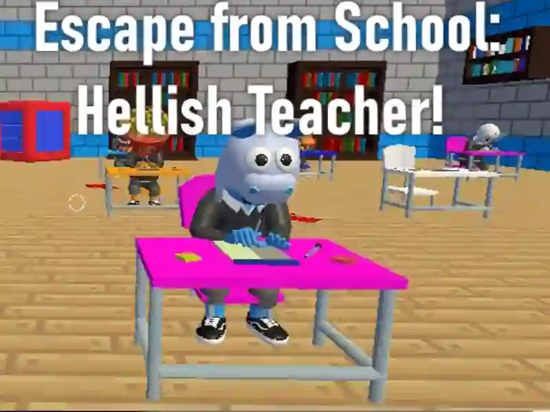 Cluiche Éalú ón Scoil: Múinteoir Ifreann! ar líne Cluiche Éalú ón Scoil: Múinteoir Ifreann! ar líne