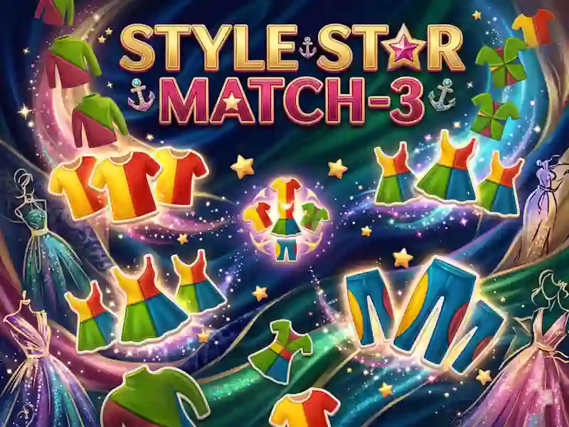 Cluiche Style Star Match-3 ar líne