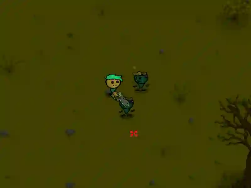 Cluiche Zombies agus gunnaí ar líne