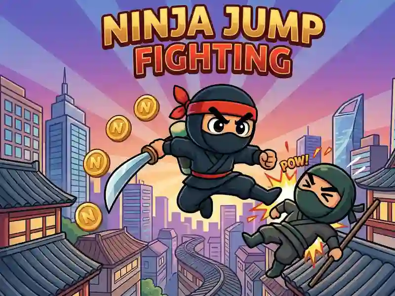 Cluiche Ninja Jump fighting ar líne