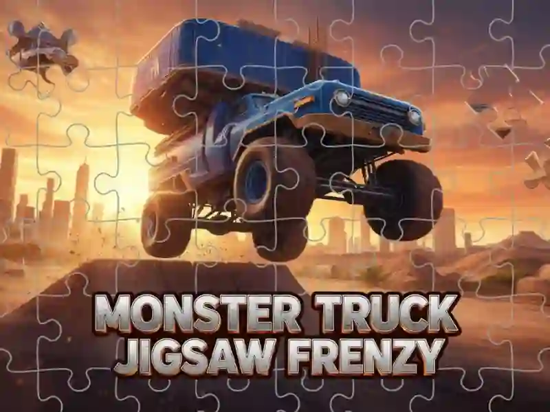Cluiche Cluiche Monster Truck Jigsaw Frenzy ar líne