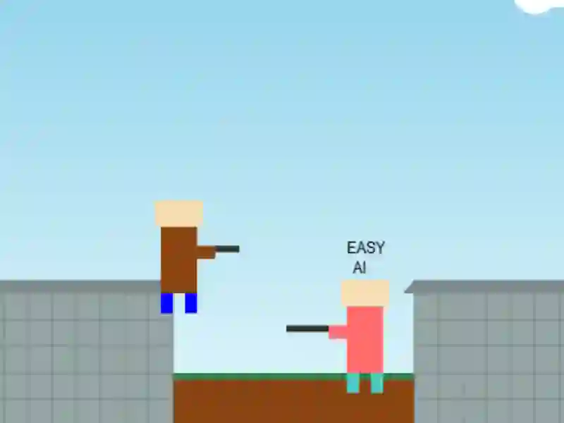 Cluiche Snipers rooftop minecraft ar líne