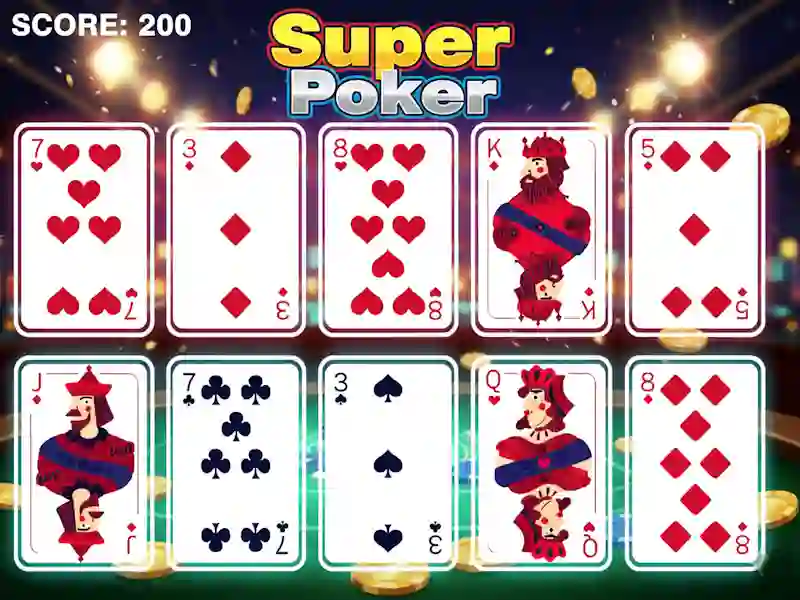 Cluiche Super poker ar líne