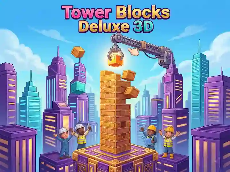 Cluiche Tower Blocks Deluxe 3D ar líne