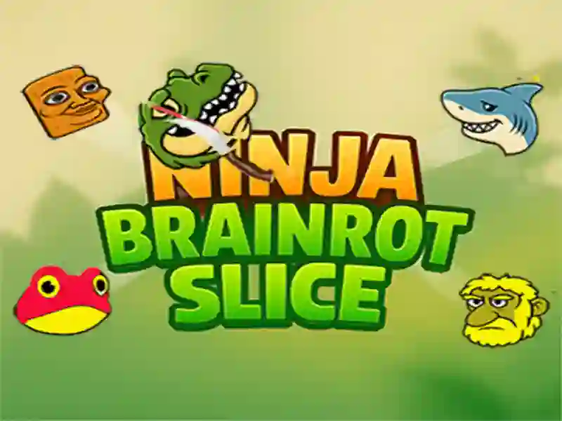 Cluiche Slice Ninja Brainrot ar líne