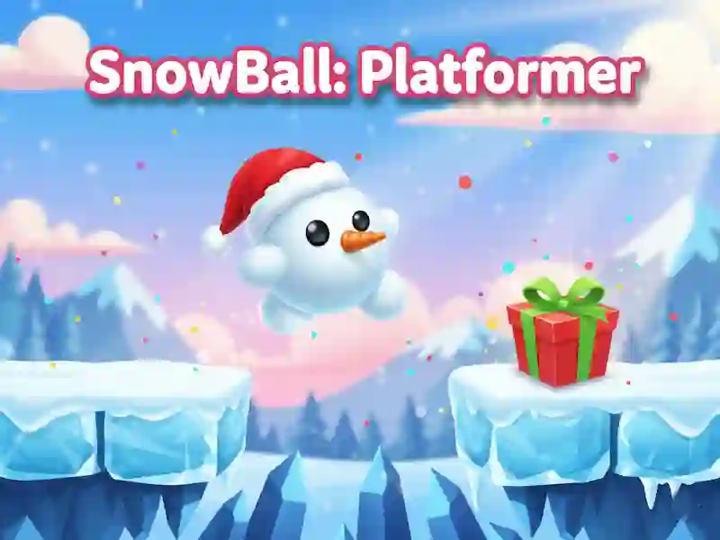 Cluiche Ball Sneachta: Platformer ar líne