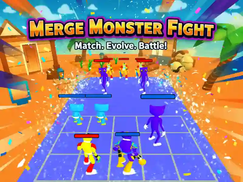 Cluiche Cluiche Merge Monster Fight ar líne