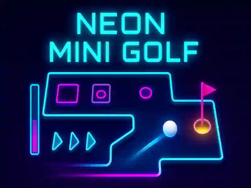 Cluiche Cluiche Neon Mini Golf ar líne