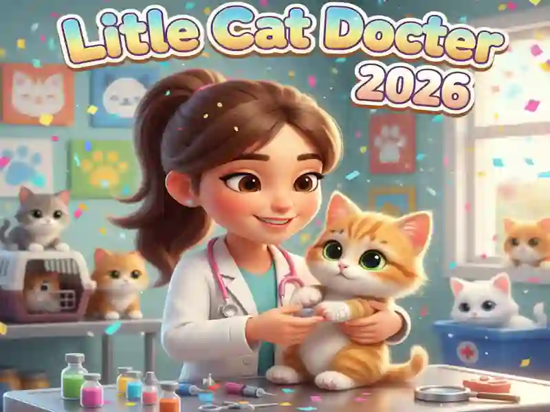 Cluiche Little Cat Doctor ar líne