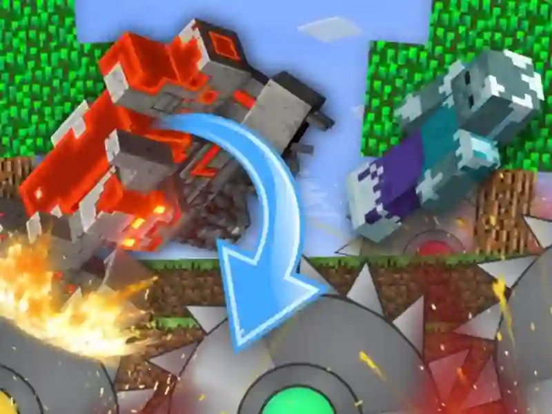 Cluiche Feirm na Mobs i Mineblock! ar líne