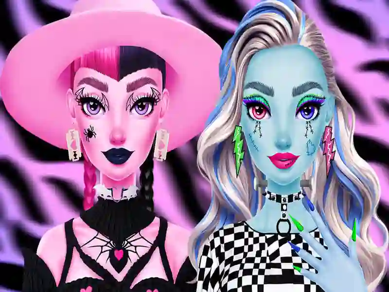 Cluiche Makeup fantaisíochta Monsterella ar líne Cluiche Makeup fantaisíochta Monsterella ar líne