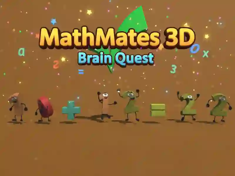 Cluiche MathMates 3D: Rompu Inchinne ar líne