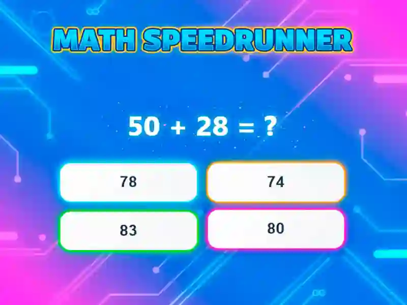 Cluiche Math Speedrunner ar líne