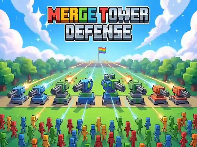 Cluiche Merge Tower Defense ar líne