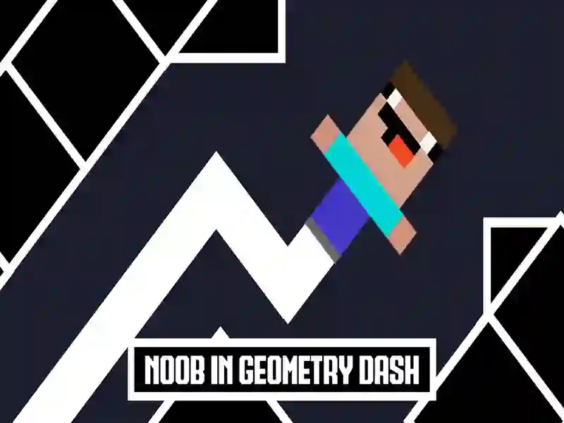 Cluiche Noob i dash geoiméadrachta ar líne
