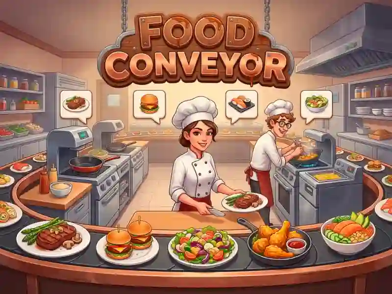 Cluiche Food Conveyor ar líne