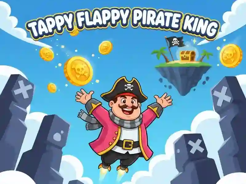 Cluiche Cluiche Líne Tappy Flappy Pirate King ar líne