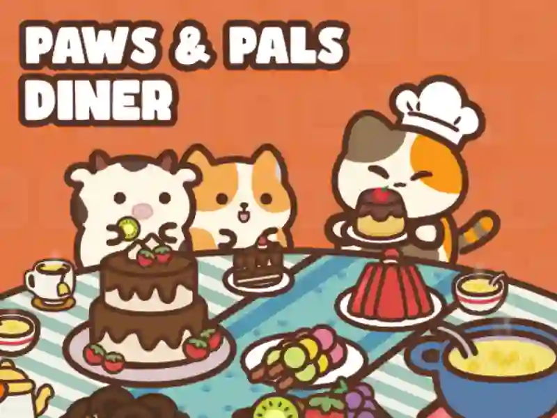 Cluiche Paws & Pals Diner ar líne